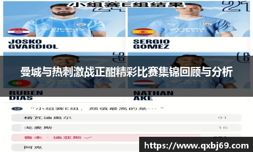 曼城与热刺激战正酣精彩比赛集锦回顾与分析